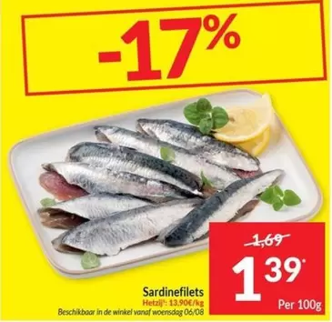 De - Sardinefilets