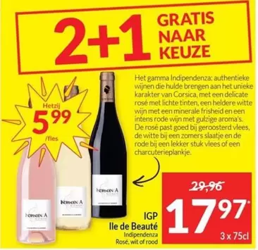 De - Indipendenza Rose, wit of rood