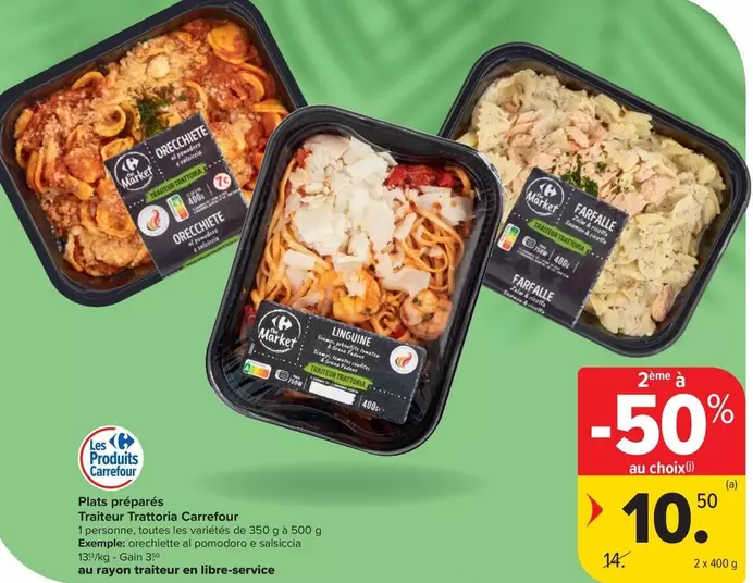 De - Plats préparés Traiteur Trattoria
