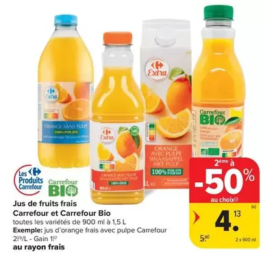 Extra - Jus de fruits frais