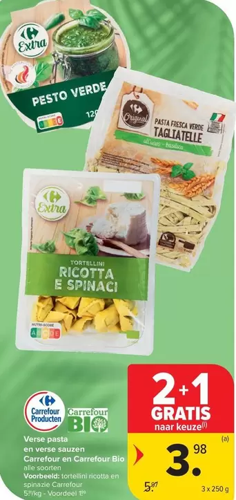 Extra - Verse pasta