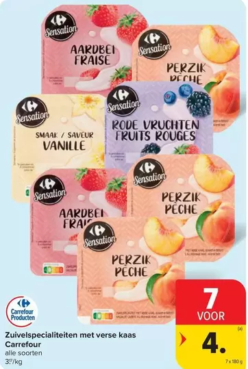 Zuivelspecialiteiten met verse kaas