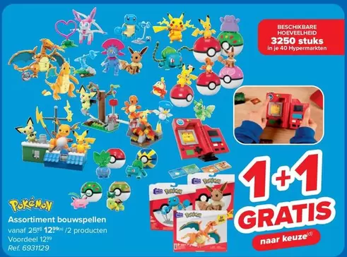 Pokemon - Assortiment bouwspellen