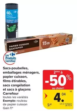De - Sacs-poubelles, emballages ménagers, papier cuisson, films étirables, sacs congélation et sacs à glaçons