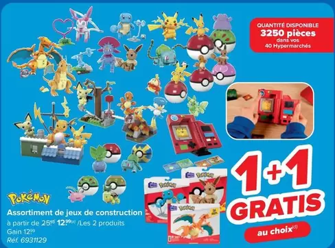 Pokemon - Assortiment de jeux de construction