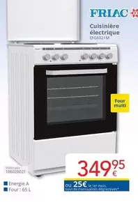De - Cuisinière électrique EFG6021M