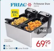 Friteuse Duo F601IX