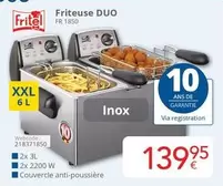 De - Friteuse DUO FR 1850
