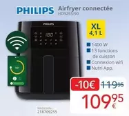 Philips - Airfryer connectée HD9255/90