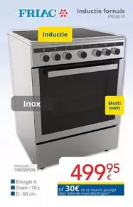 De - Inductie fornuis IF65-00 K