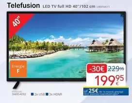 De - LED TV full HD 40"/102 cm U40FAA11