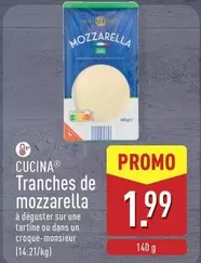De - Tranches de mozzarella