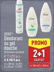 Déodorant ou gel douche