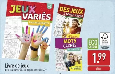 De - Livre de jeux