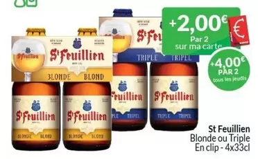 Feuillien Blonde ou Triple