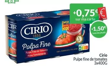 De - Pulpe fine de tomates