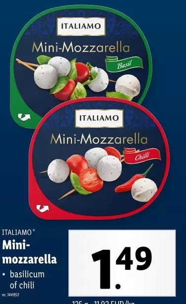 Chili - Mini-mozzarella