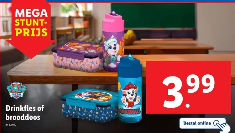 Mega - Drinkfles of brooddoos