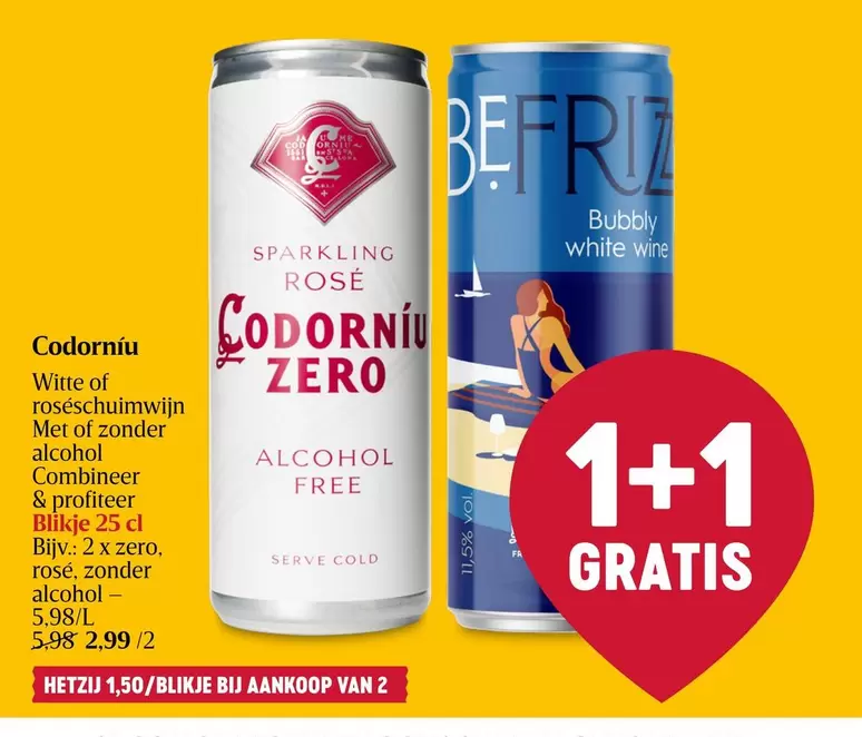 Free - Witte of roséschuimwijn