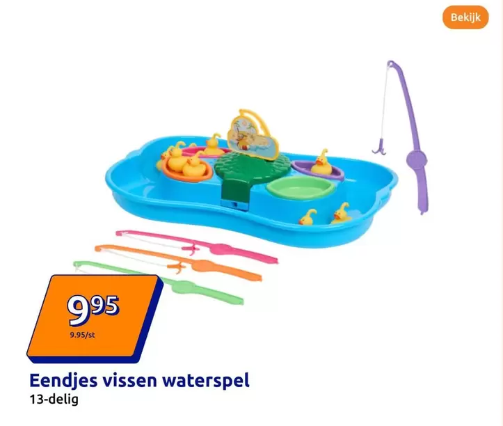 Eendjes vissen waterspel
