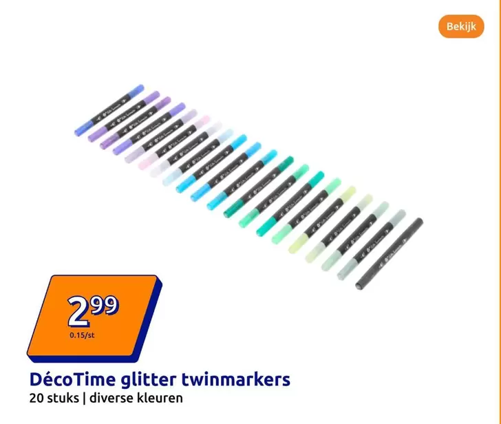 Time - Glitter Twinmarkers