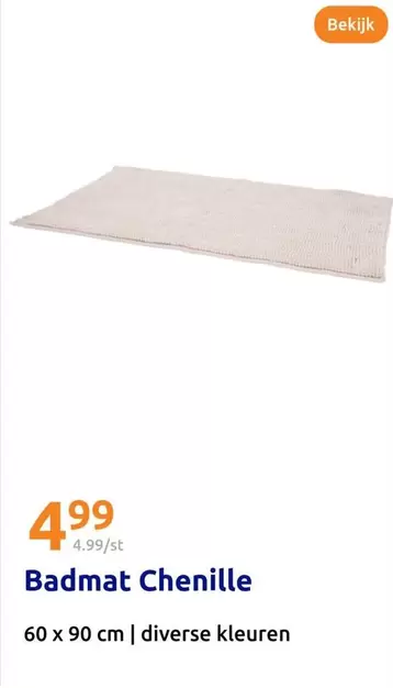 Badmat Chenille