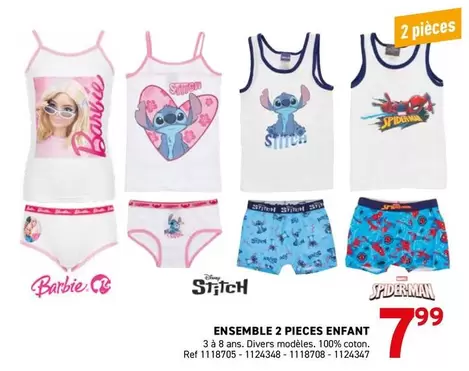 Barbie - ENSEMBLE 2 PIECES ENFANT