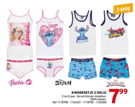 Barbie - KINDERSETJE 2-DELIG