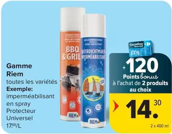Bbq - imperméabilisant en spray Protecteur Universel