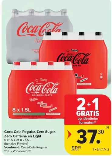 Team - Regular, Zero Sugar, Zero Caffeine en Light