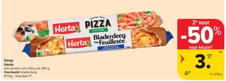 PIZZA, Bladerdeeg