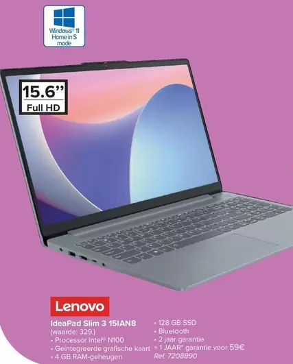 Lenovo - IdeaPad Slim 3 15IAN8