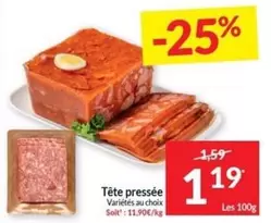 Tête pressée