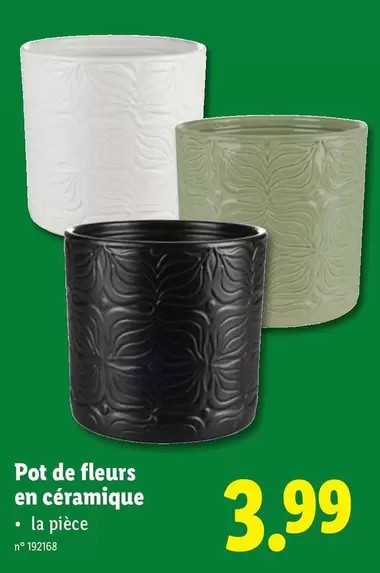 De - Pot de fleurs en céramique