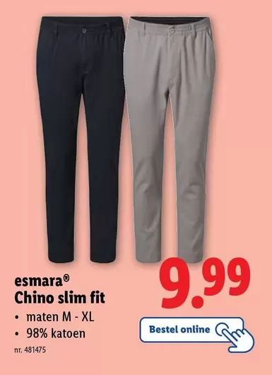 Chino slim fit