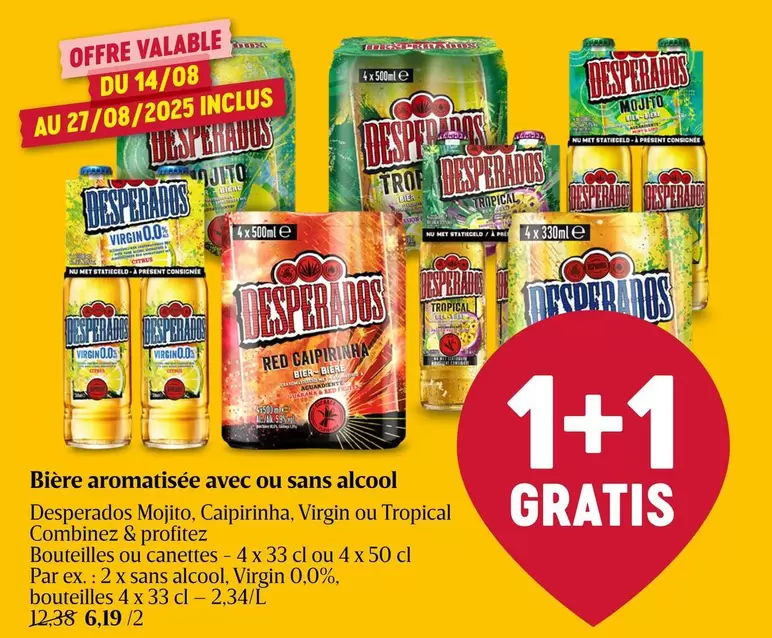 Nu - Bière aromatisée avec ou sans alcool
