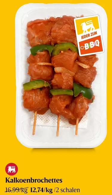 Bbq - Kalkoenbrochettes