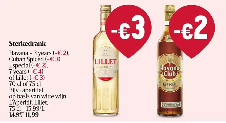 Club - Havana, Cuban Spiced, Especial, Lillet