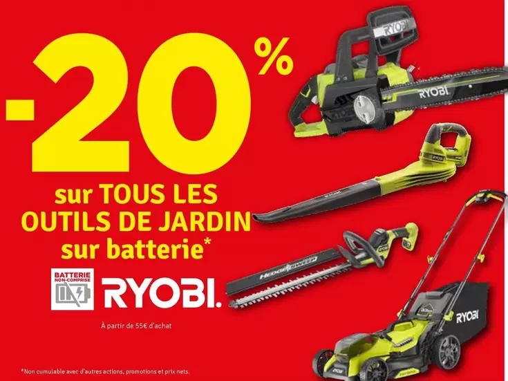De - TOUS LES OUTILS DE JARDIN sur batterie