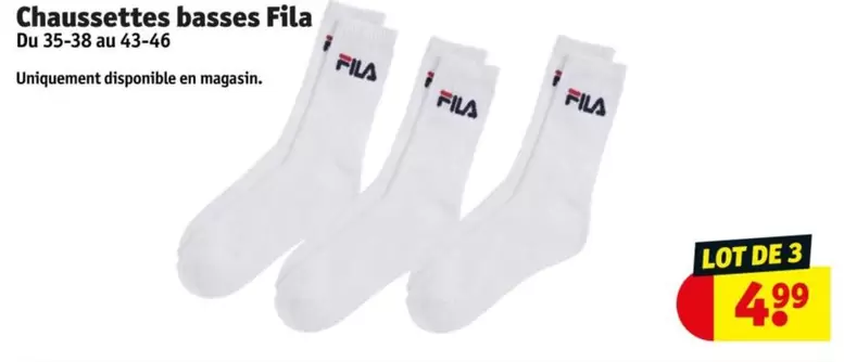Fila - Chaussettes basses