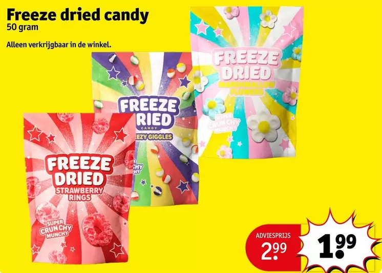 De - Freeze dried candy