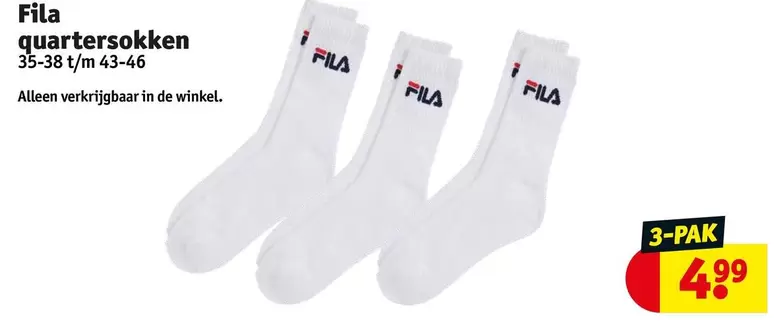 Fila - Quartersokken