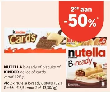 b-ready of biscuits of cards