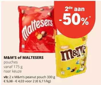M&M'S of MALTESERS