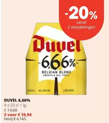 Duvel - 6,66%