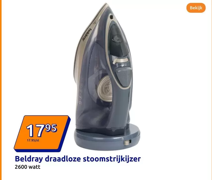 Draadloze Stoomstrijkijzer