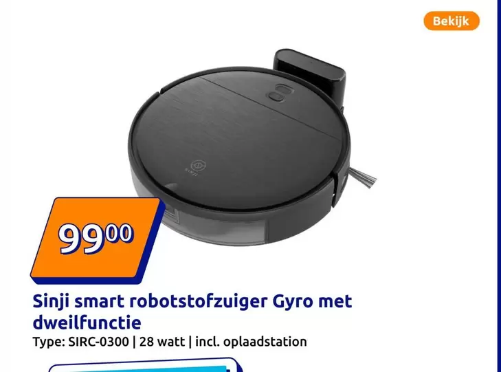smart robotstofzuiger Gyro met dweilfunctie