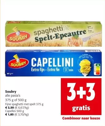 Extra - alle pasta's