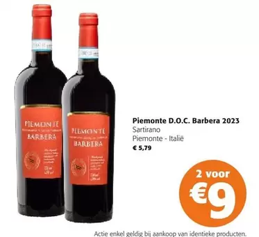 Piemonte D.O.C. Barbera 2023