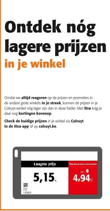 De - Laagste prijs